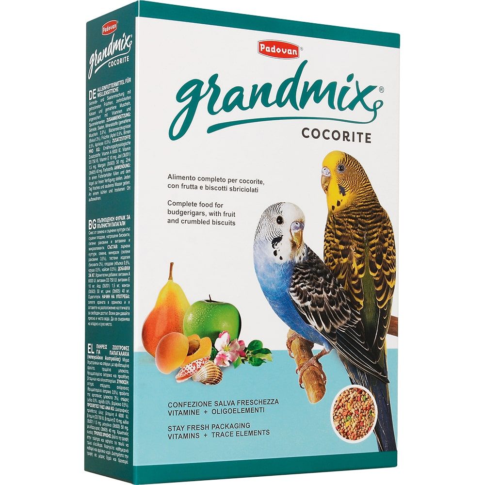 Корм для птиц PADOVAN Grandmix Cocorite для волнистых попугаев