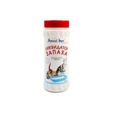 Порошок для кошек  ВЕРНЫЙ ДРУГ Ликвидатор запаха для туалета 500г