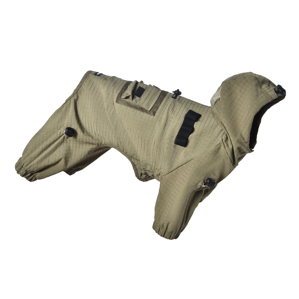 Комбинезон для собак FOXIE Nature Explorer M (длина спины 35см) зеленый