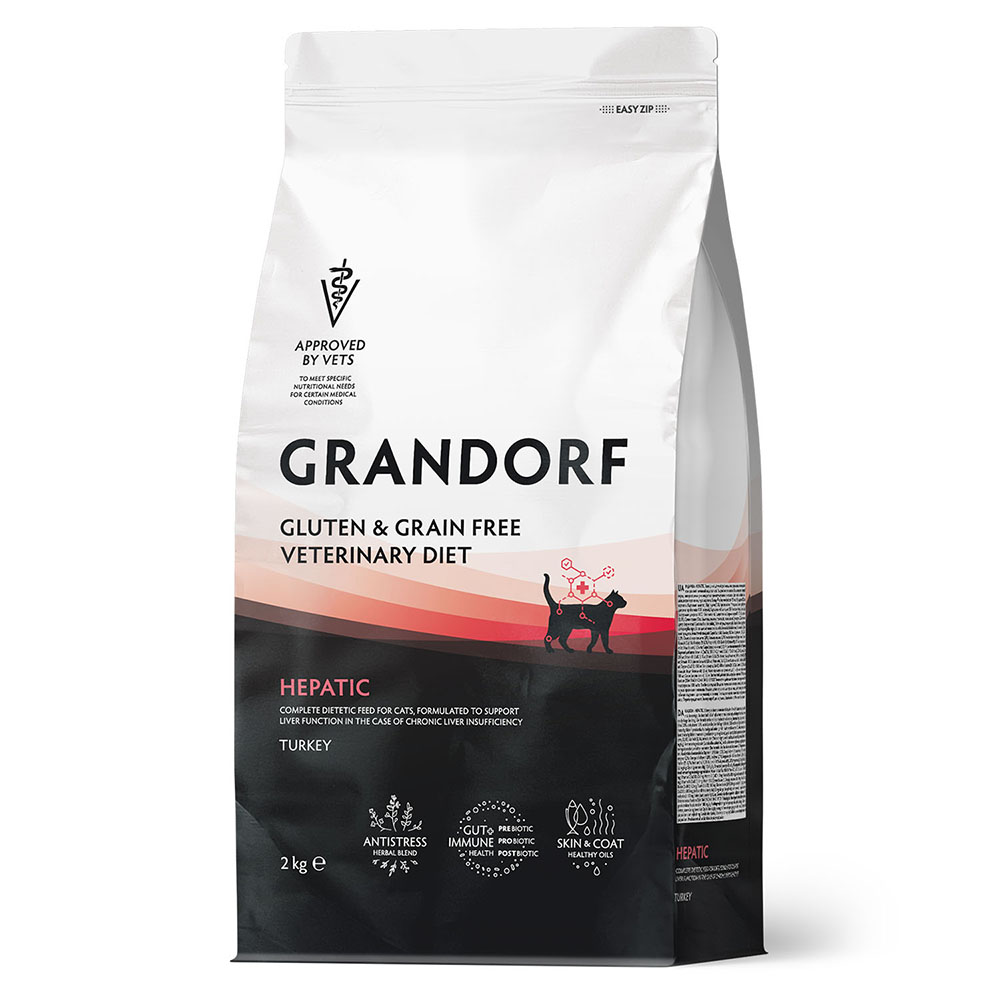 Корм для кошек GRANDORF VETERINARY DIET Cat Hepatic сух.