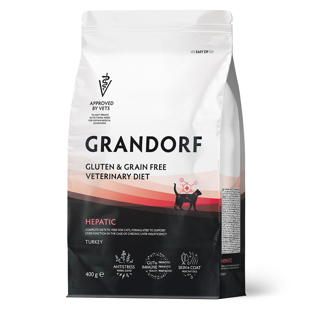 Корм для кошек GRANDORF VETERINARY DIET Cat Hepatic сух.