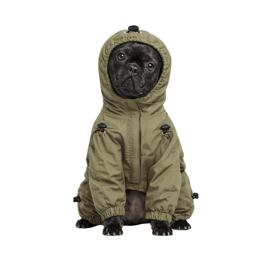 Комбинезон для собак FOXIE Nature Explorer M (длина спины 35см) зеленый
