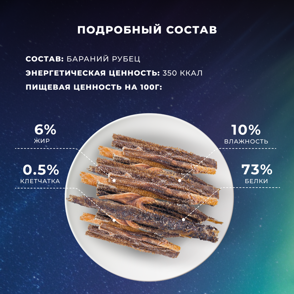 Лакомство для собак TUNDRA Рубец бараний