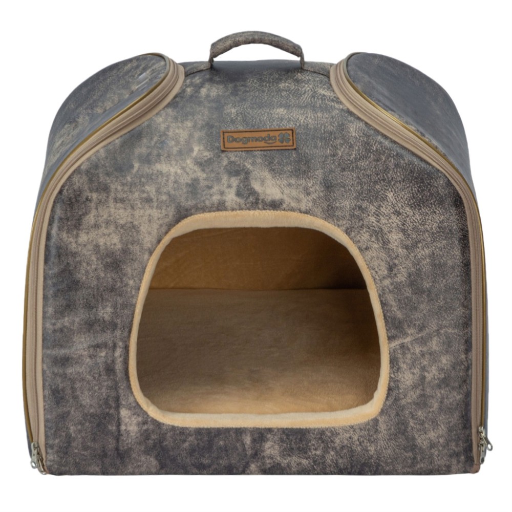 Дом-трансформер для животных DOG MODA Элит (графитовый мрамор), 49x49x40см