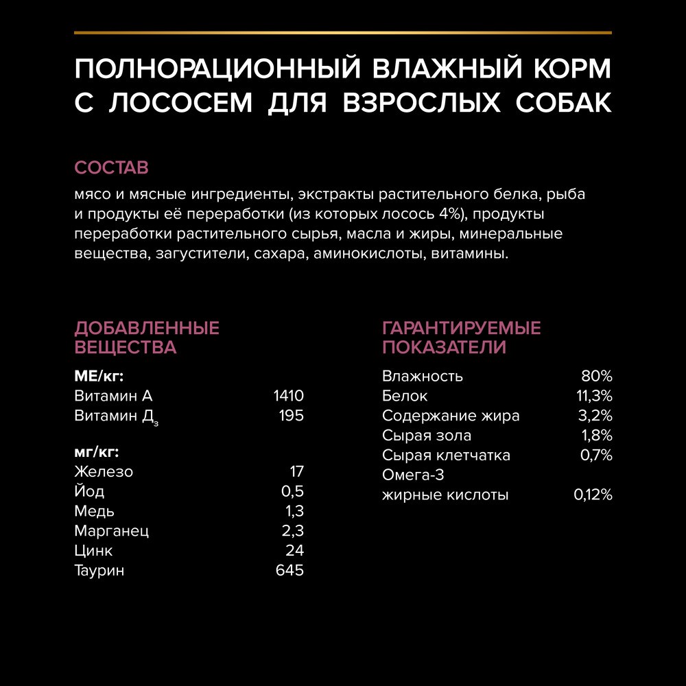 Корм для собак PRO PLAN Sensitive Skin для мелких и карликовых пород, с лососем в соусе пауч
