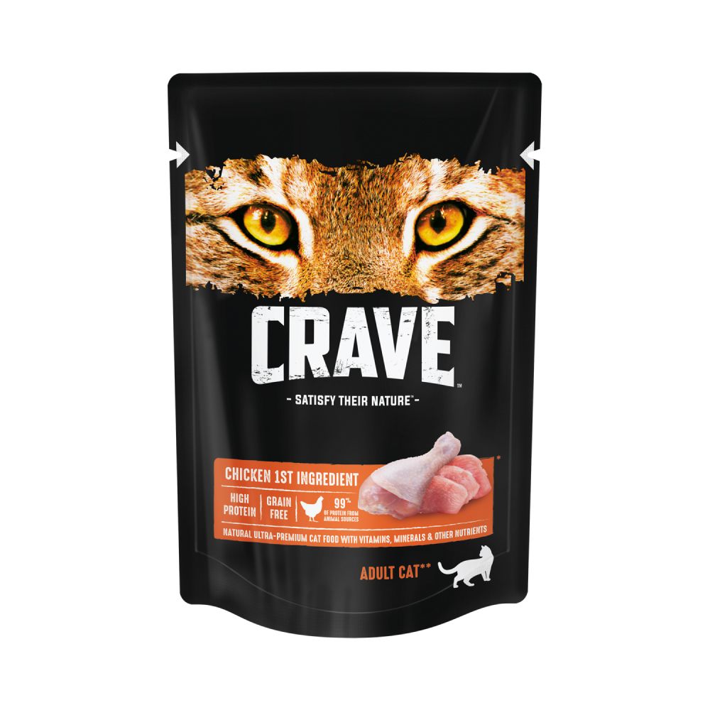 Корм для кошек CRAVE Курица пауч