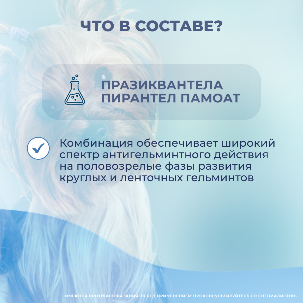 Антигельминтик для щенков и собак НПП СКИФФ Празител суспензия для мелких пород 1мл на 1кг, 20мл