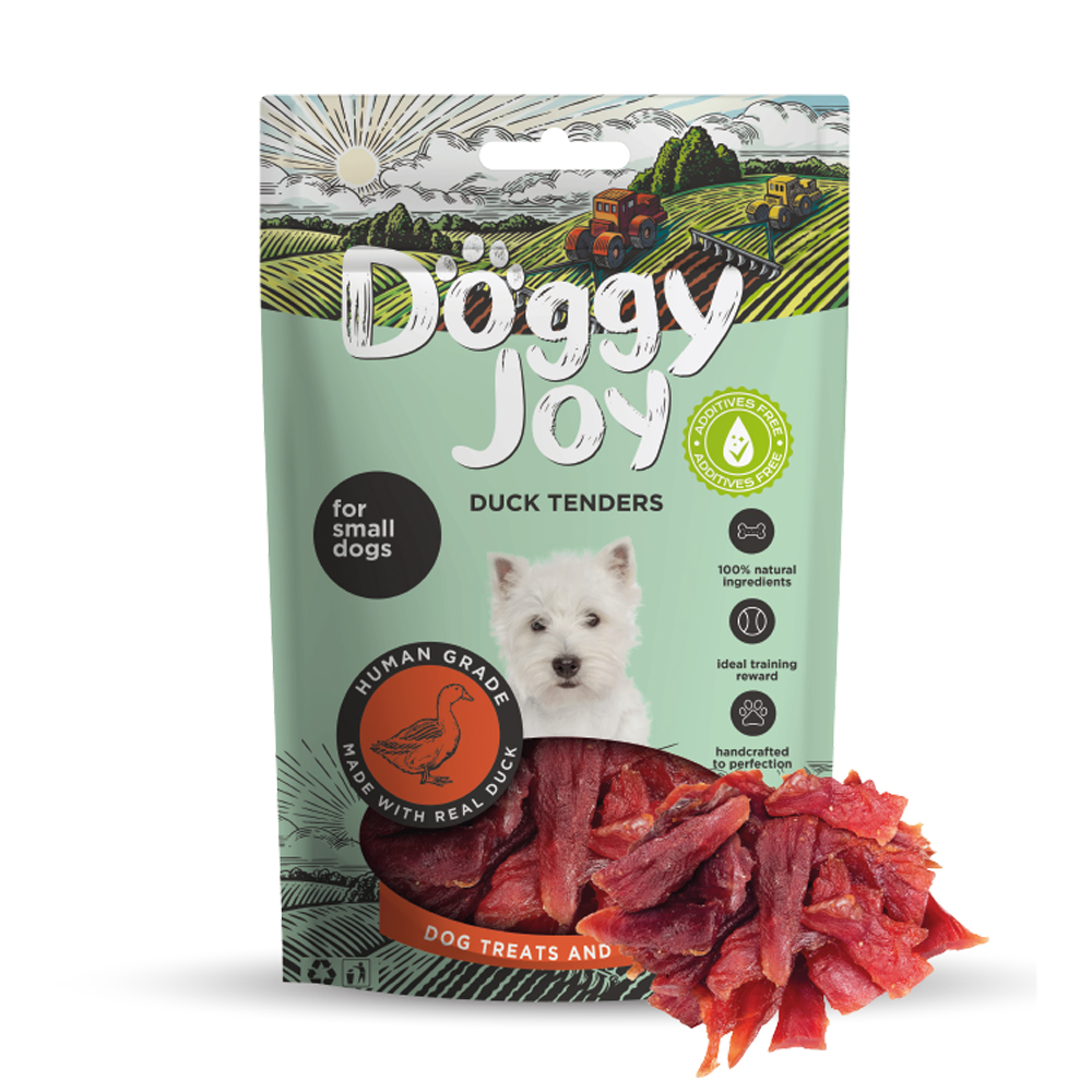 Лакомство для собак DOGGY JOY 50744 для мелких пород Hарезка утиного филе