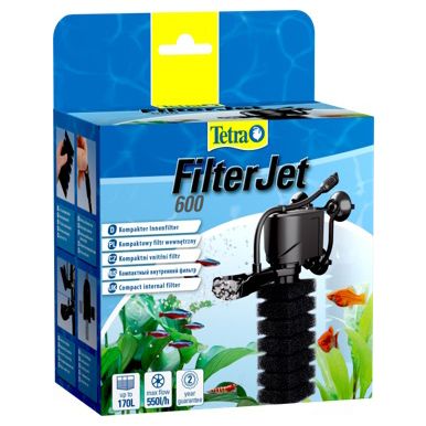 Фильтр TETRA внутренний FilterJet 600 компактный для аквариумов 120-170л, 550л/ч