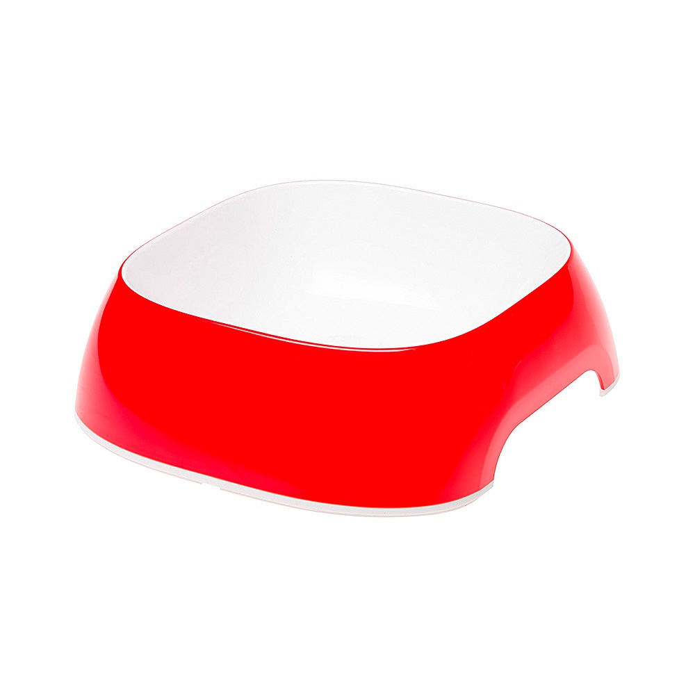 Миска для животных FERPLAST Glam Small пластиковая красная 0,4л
