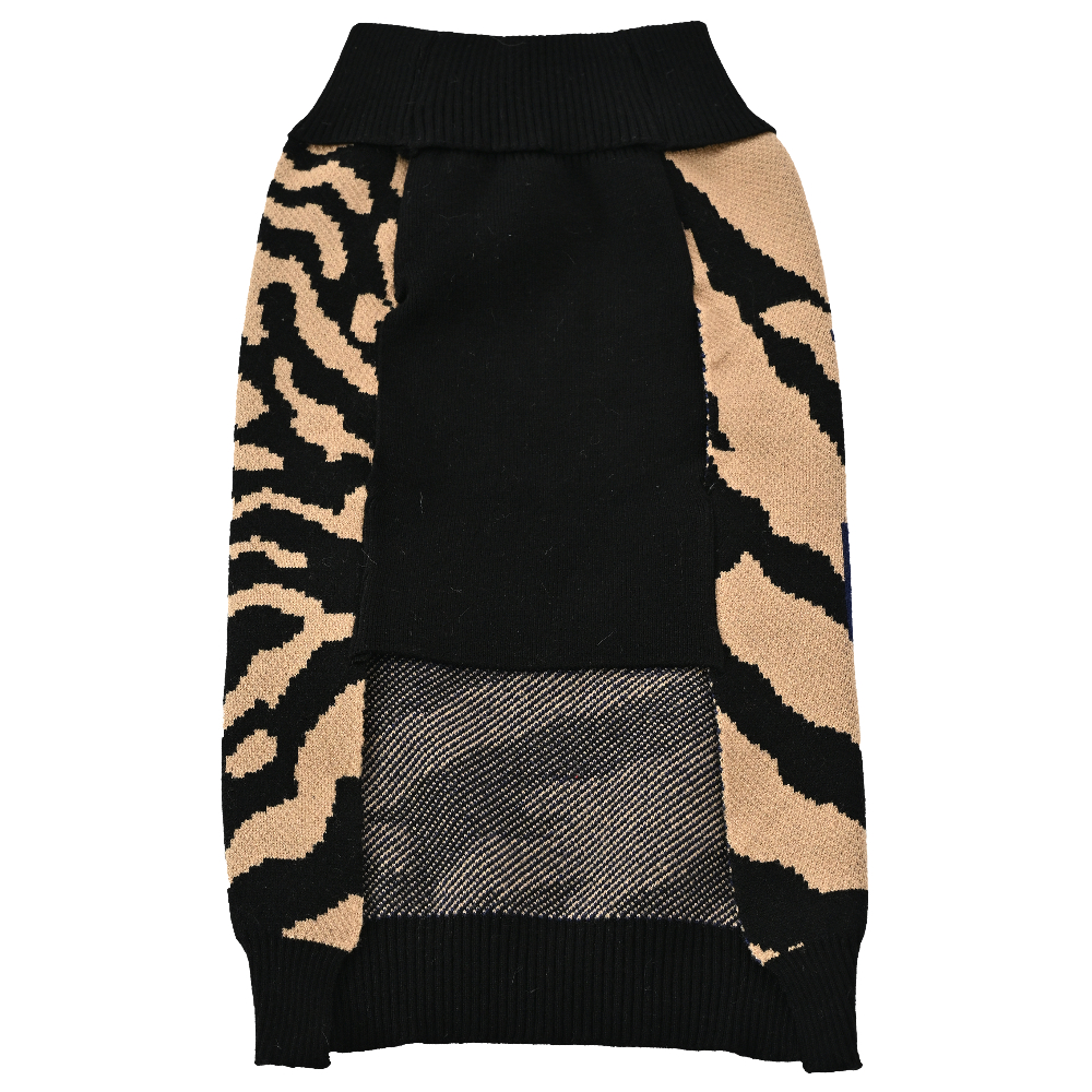 Свитер для собак FOXIE Vibes Only XL (длина спины 45см) анималистичный