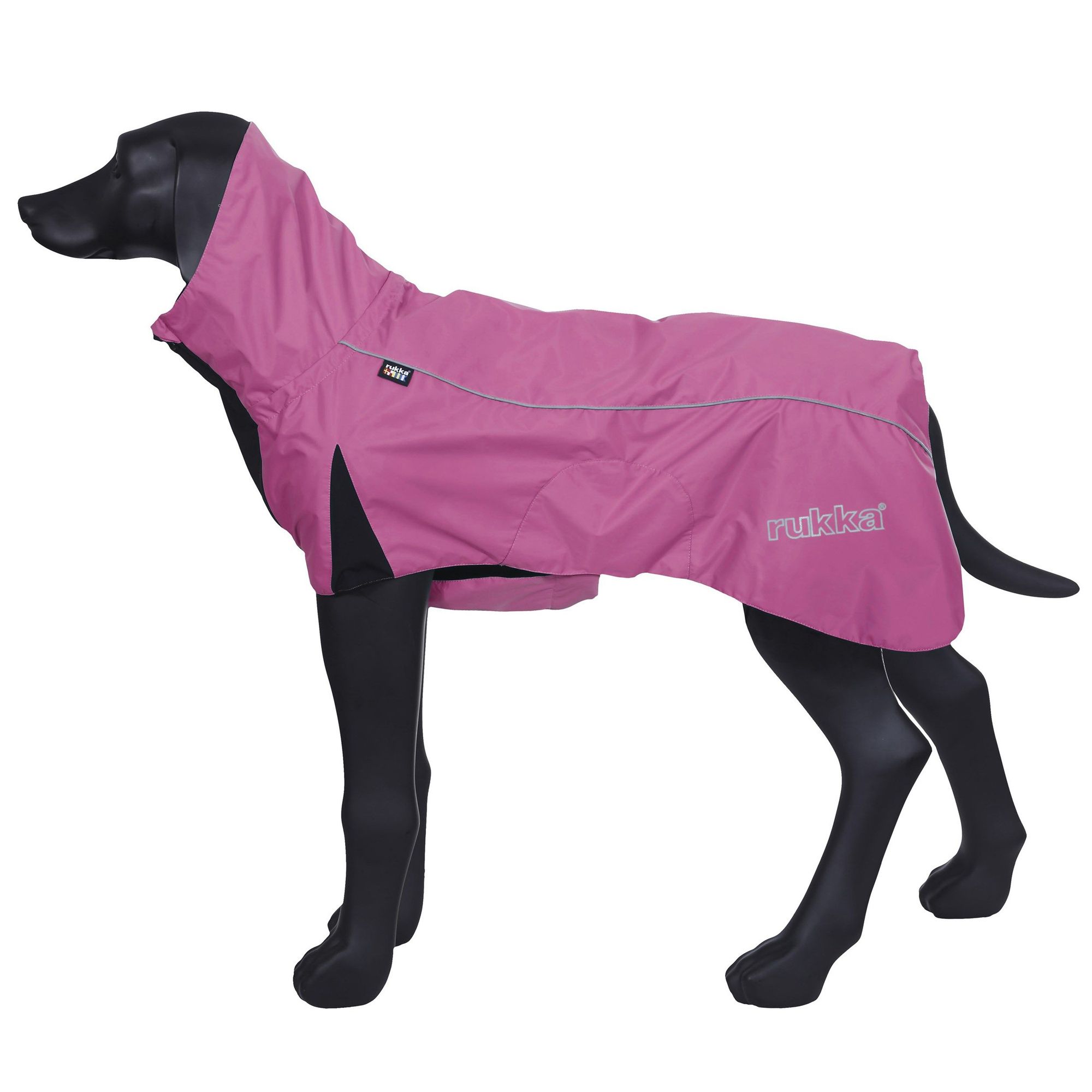 Дождевик для собак RUKKA Wave raincoat размер 25см S розовый