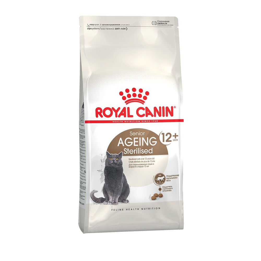 Корм для кошек ROYAL CANIN Ageing Sterilised для кастрированных и стерилизованных старше 12 лет сух.