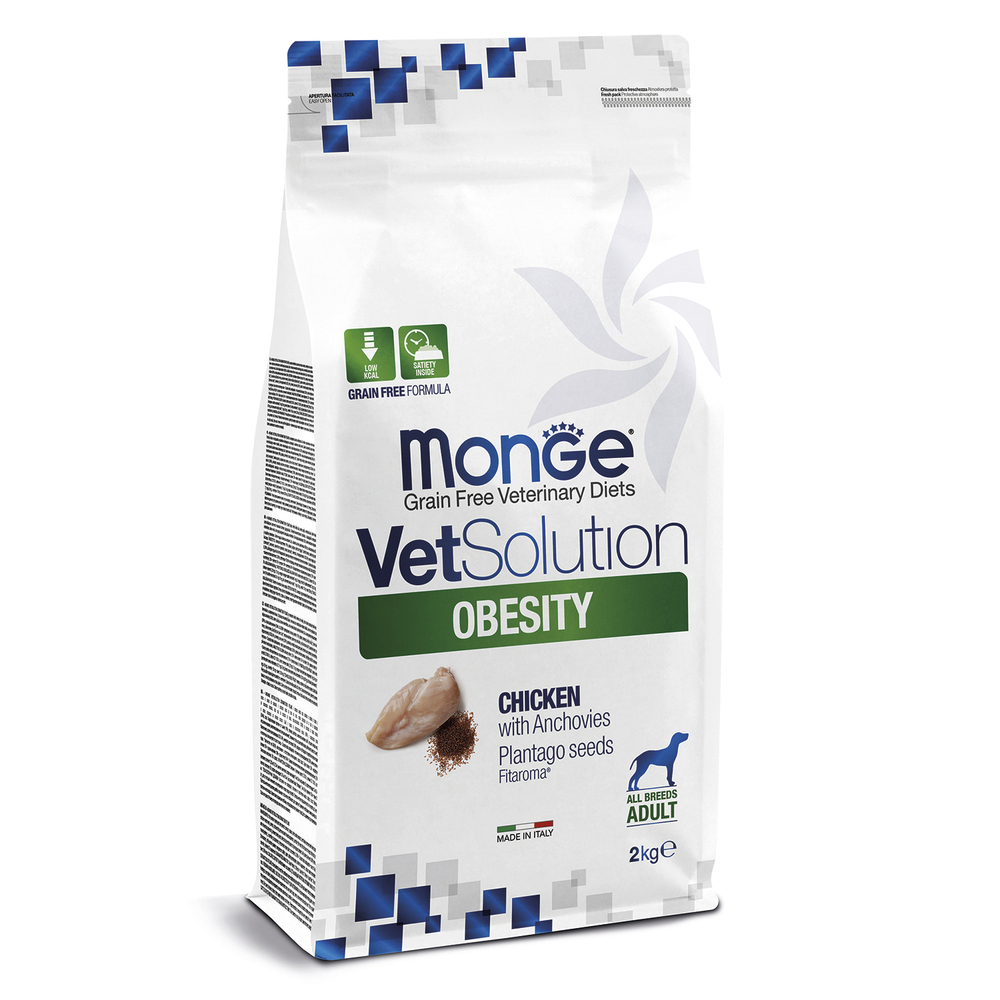 Корм для собак MONGE VetSolution Obesity при ожирении сух.