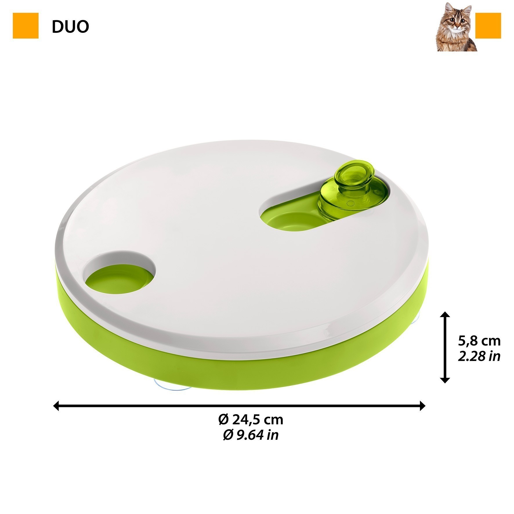 Игрушка-кормушка для кошек Ferplast DUO интерактивная