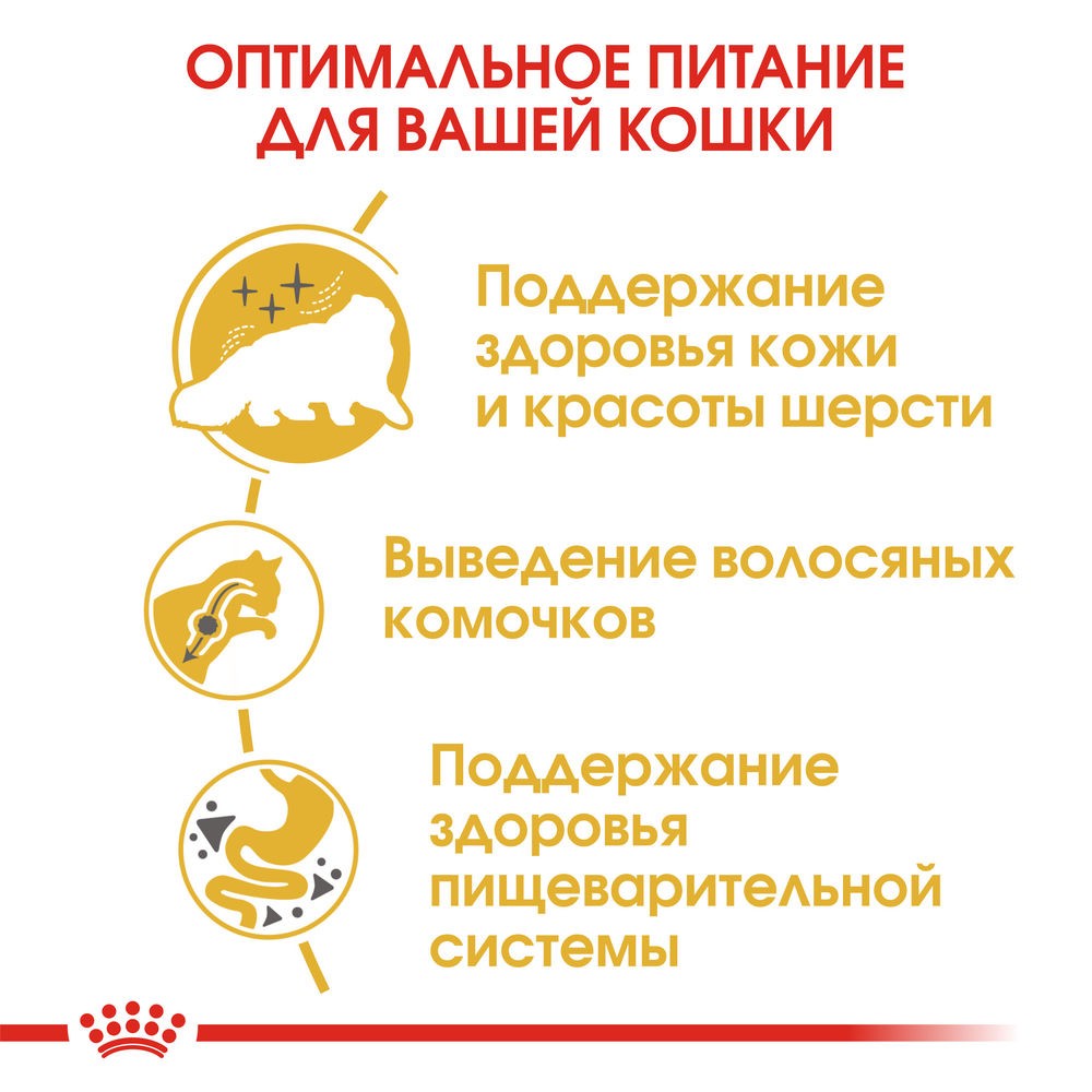 Корм для кошек ROYAL CANIN Persian сбалансированный для персидской породы сух.