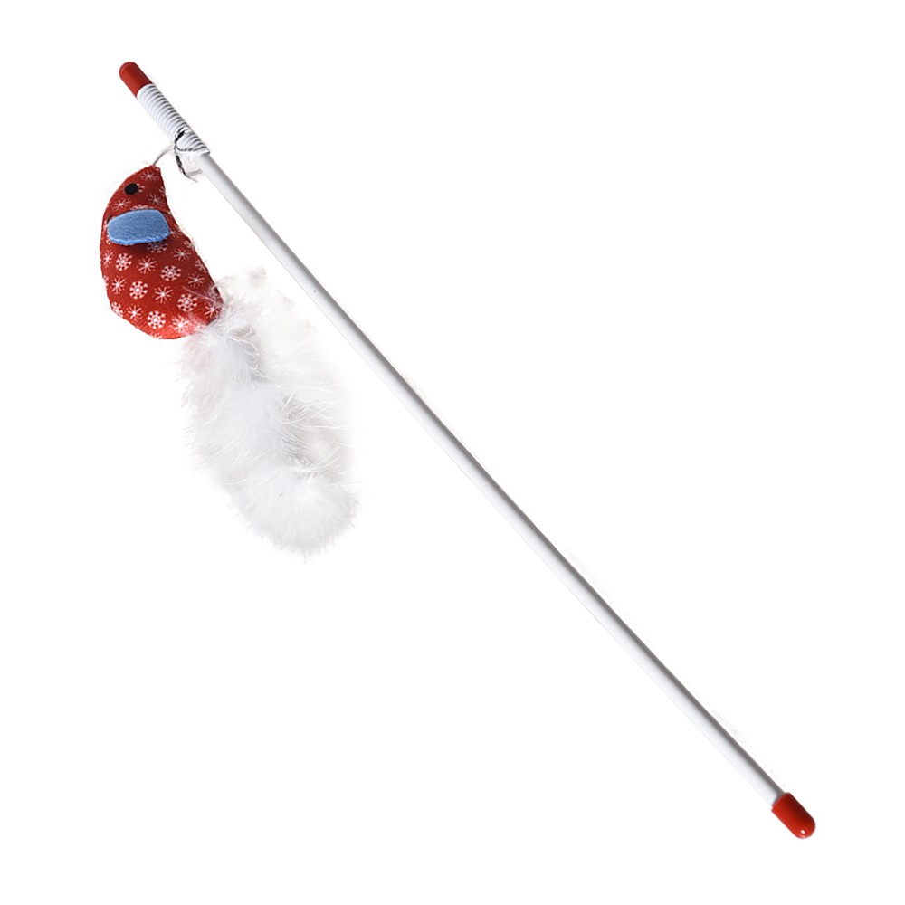 Игрушка для кошек FOXIE Snow mouse Дразнилка Снежная мышка с кошачьей мятой