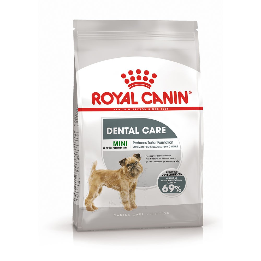 Корм для собак ROYAL CANIN Size Mini Dental мелких пород предрасположенных к образованию зубн.камня сух.