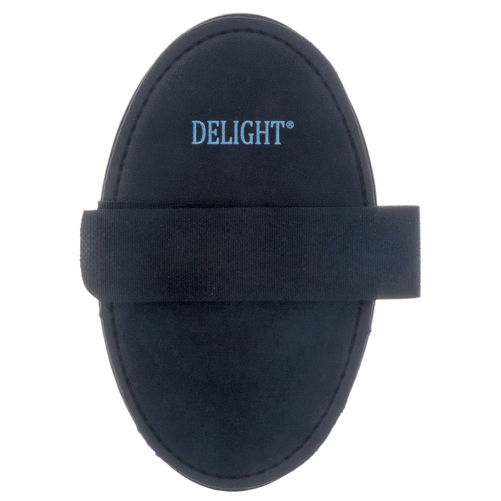 Щетка DeLIGHT резиновая (мет.зуб) на руку с каплей 47110